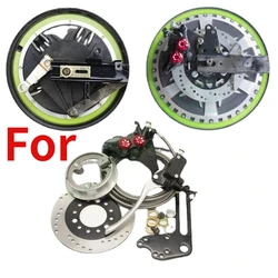 For Electric car conversion disc 110 disc brakes front drum brake change reinforced shaft 10MM big ABS 190MM disc