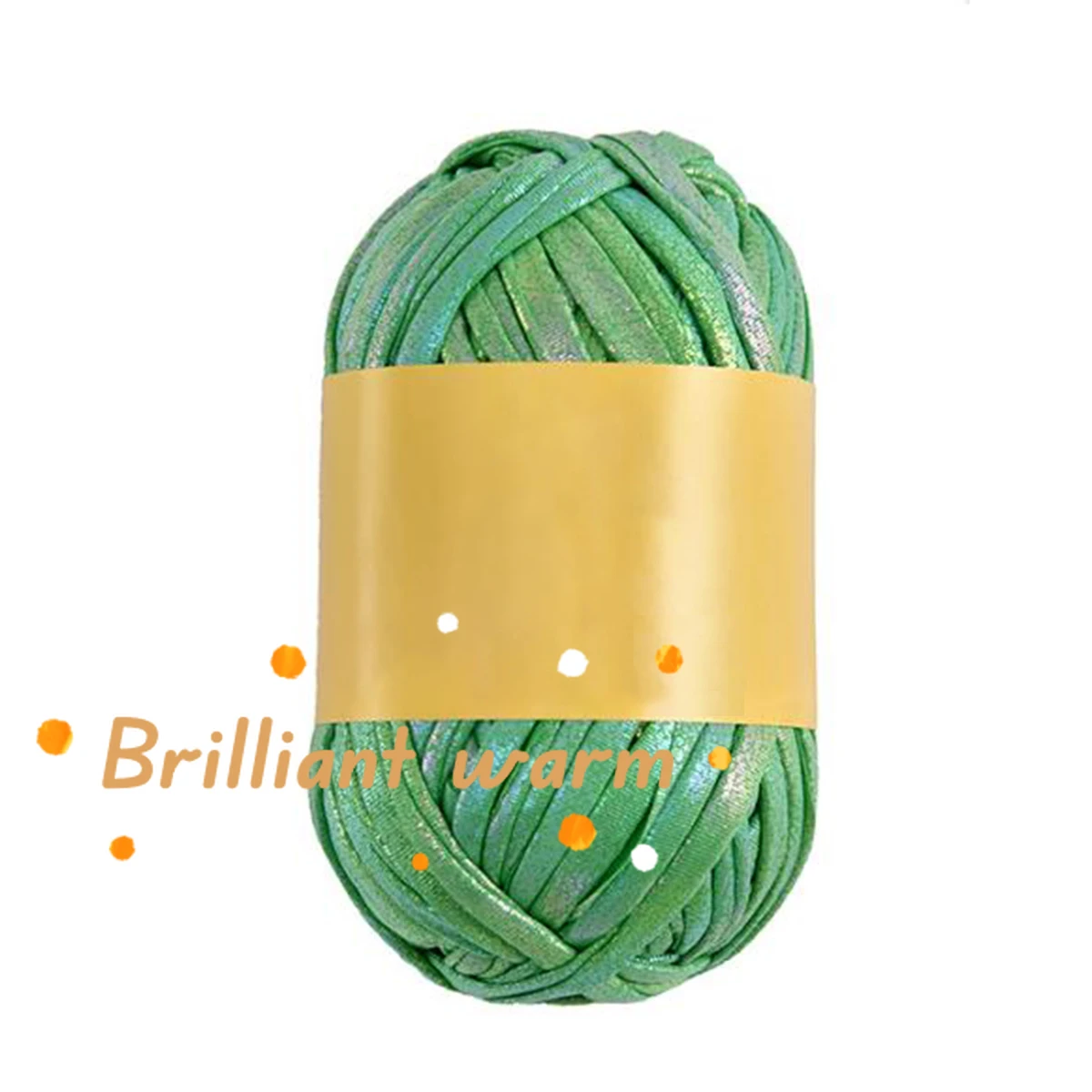 100 جرام من خيوط الكروشيه اللامعة من الجلد المقلد ، غزل قميص معدني 43.74yd ، حياكة يدوية ذاتية الصنع لحقيبة بطانية وسادة خيوط كروشيه