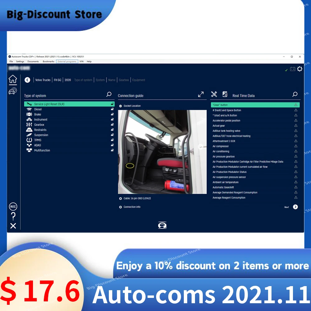 

Diagnostic software 2021.10b With Keygen For De-lp-his Car Newest 2021.11Car dvd usb Free license for Del-phis Vd Ds-150