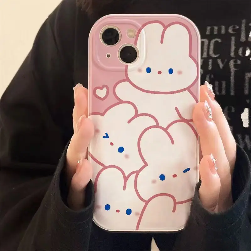 Five Bears On A Yellow Background Phone Case For iPhone 14 13 12 11 Pro XS MAX XR 7 8 Plus Mini SE2020 Silicone Cover Cases