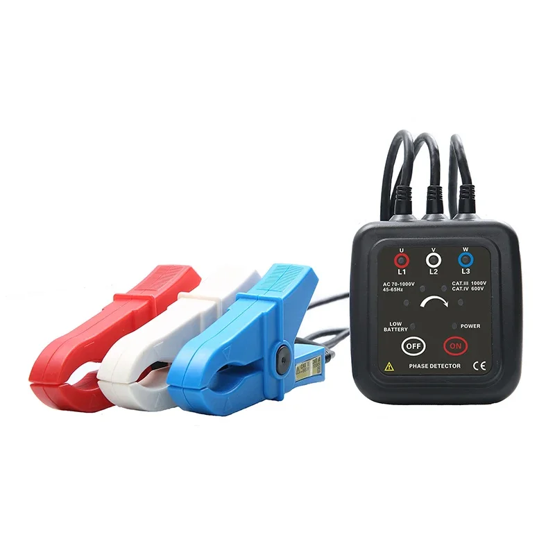 ETCR1000C ETCR1000D Non Contact Phase Sequence Indicator Detector
