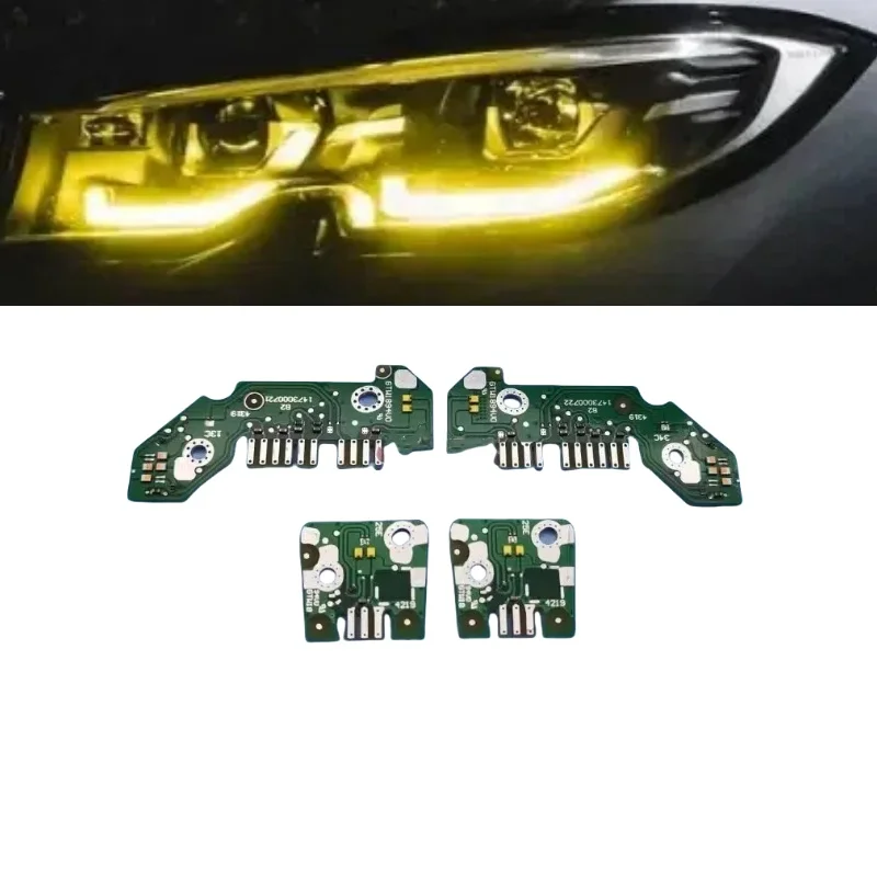 

Yellow Red Amber Blue DRL LED Board Chips for 2019-2022 Yellow Drl BM-W G20 G21 G28 Daytime Running Lights Upgrade