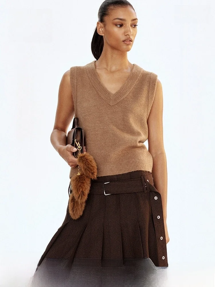 

H&M Women's ort Knitted Sweater Casual Sle Tight Fit Polyester Acrylic Wool Spandex Blend Spring Autumn Seasonal Wear