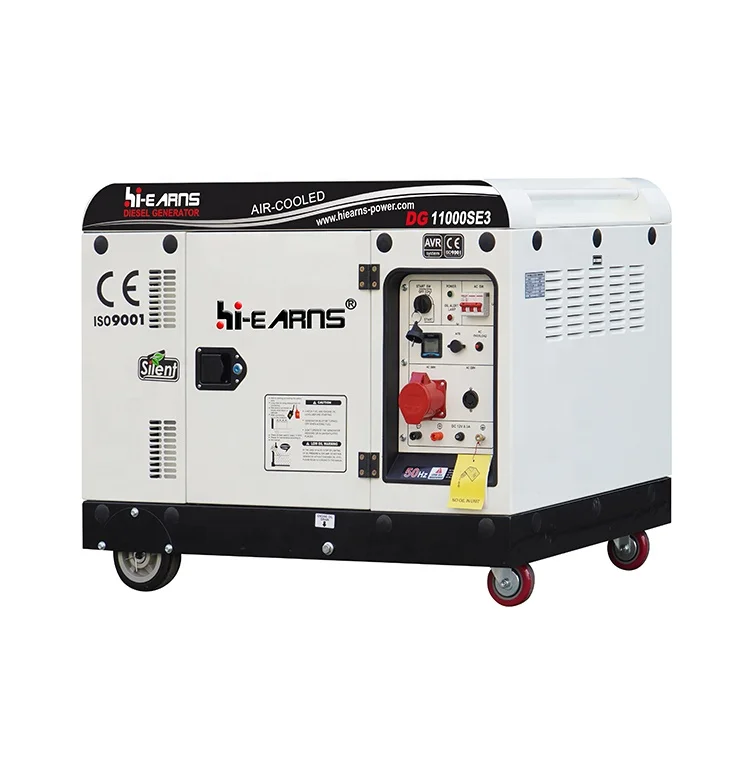 

Hi-earns die·sel generator 8kw 3 phase silent generator