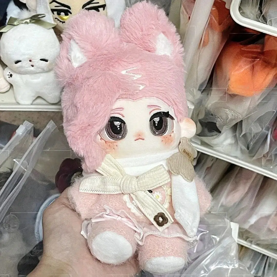 

Anime Role Vinegar Doppio Stuffed Plush Doll Body Dress Up Clothes Plushies Toys Cartoon Figures Birthday Xmas Gift 20cm