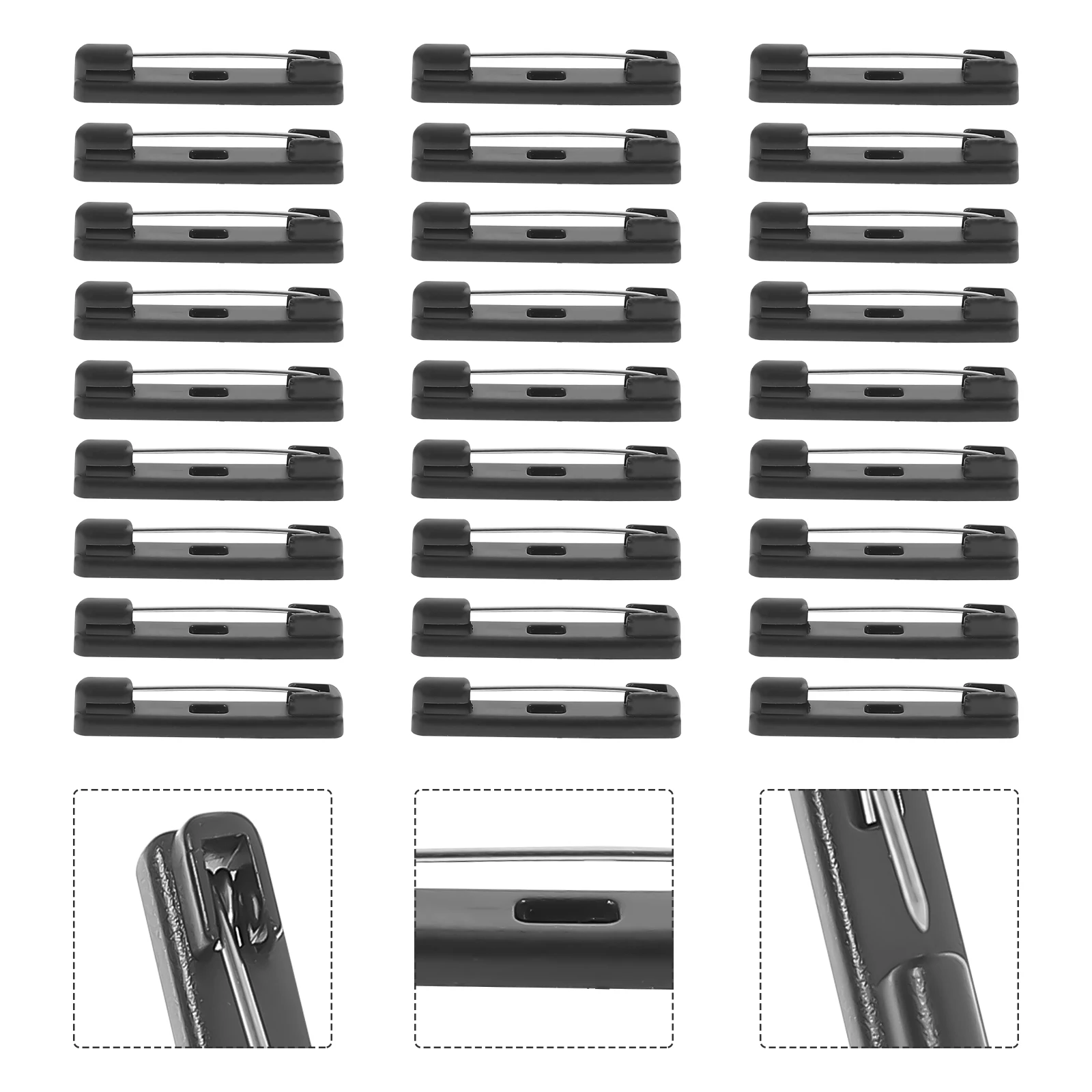 

300 Pcs Badge ID Pins Lightweight Compact High Quality Clothes Brooches Accessories for Name Tags Lapel Pins Jewelry Making