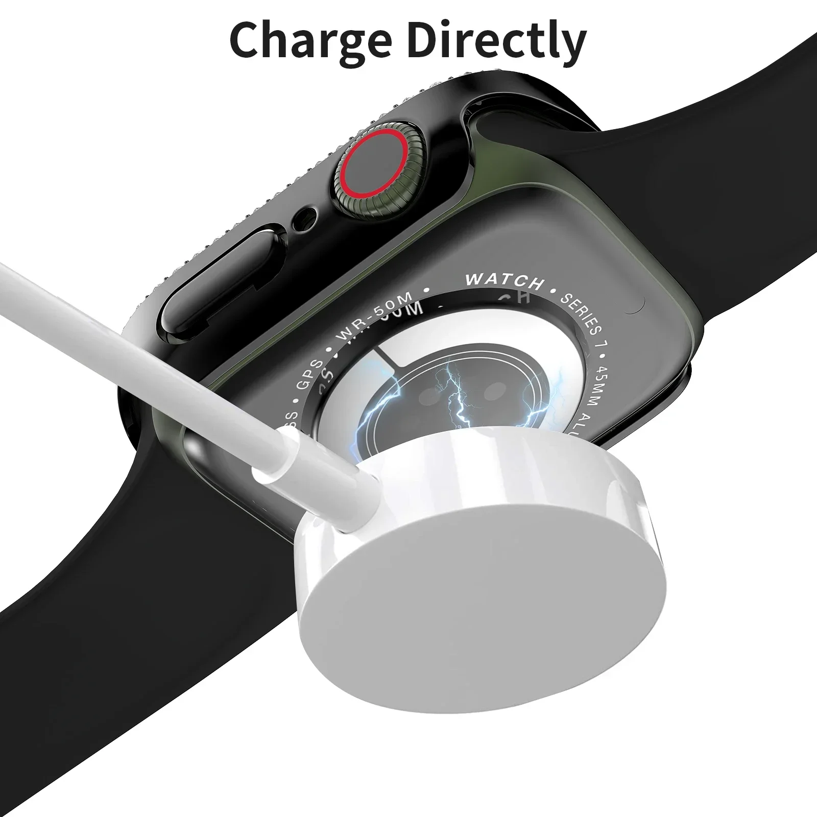 Бриллиантовая основа для Apple Watch 9 8 7 41 мм 45 мм 44 мм 40 мм, блестящий бампер, защитный чехол для iWatch Series 8 3 4 5 6 SE