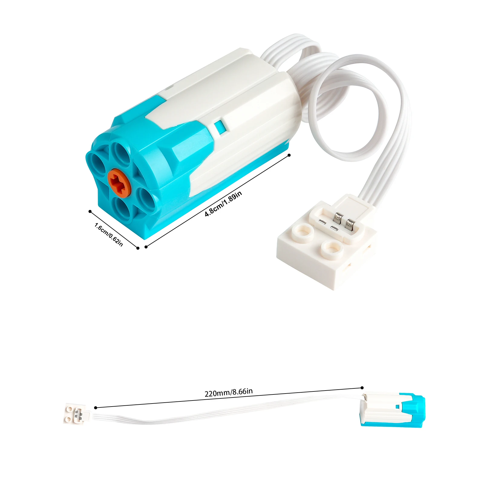 M Motor 8883 MOC اللبنات الأجزاء الفنية وظيفة الطاقة متعددة عالية السرعة PF مجموعات ألعاب الطوب لتقوم بها بنفسك موتور ليودز #6