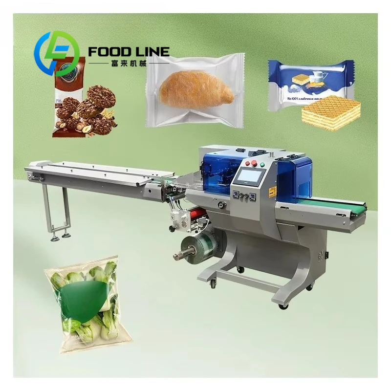 FL-600 High-speed Desktop Horizontal Packaging Machine Pillow Packaging Machine for Books Tableware Food and Hardware Bags