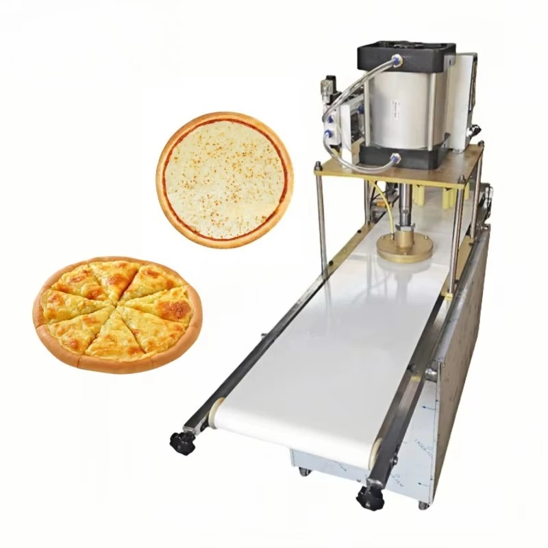 30cm Dough Pressing Unit, Automatic Pizza Crust Stretcher, Flattening Tool For Commercial Bakery Dough Processing