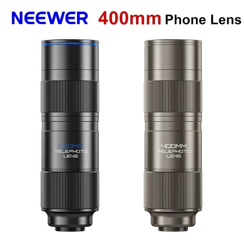 Телеобъектив NEEWER LS-78 400 мм для телефона с креплением на резьбу 17 мм для смартфонов iPhone/Samsung/Xiaomi 15/Vivo/Oppo