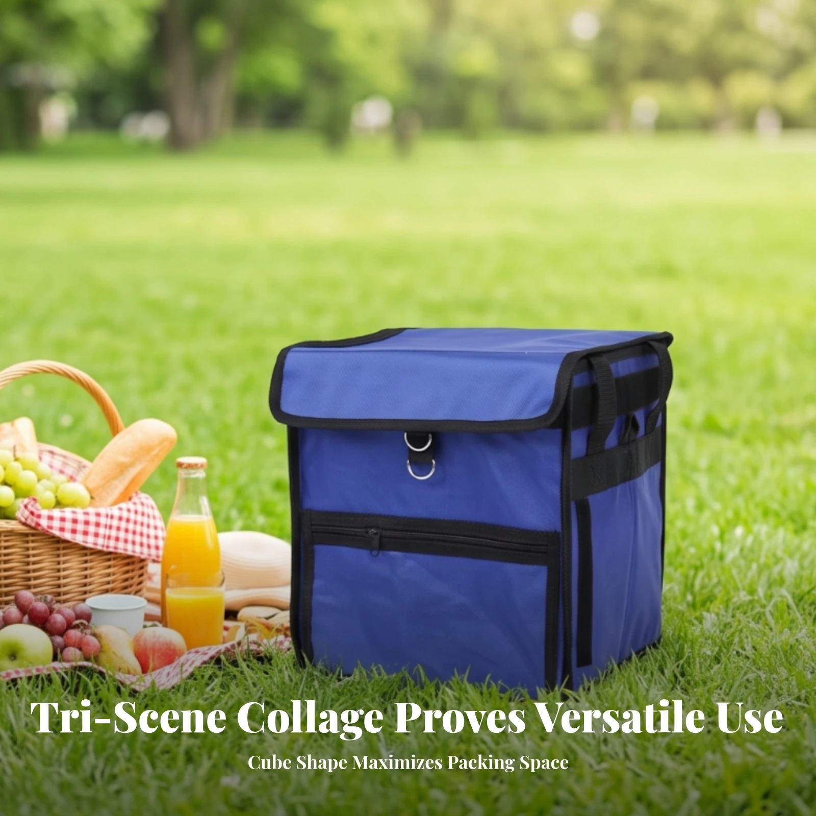 Insulated Bag with Shoulder Strap Portable Insulated Lunch Bag Lunch Cooler Tote Leakproof Cooling Tote Compact for Commuters