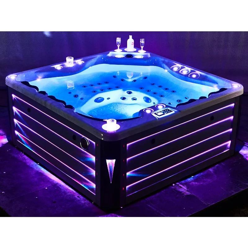 2026 New FL Customized 5 Person Luxury SPA Dollars Hot Tub Outdoor Spa Pools Massage Bathtub