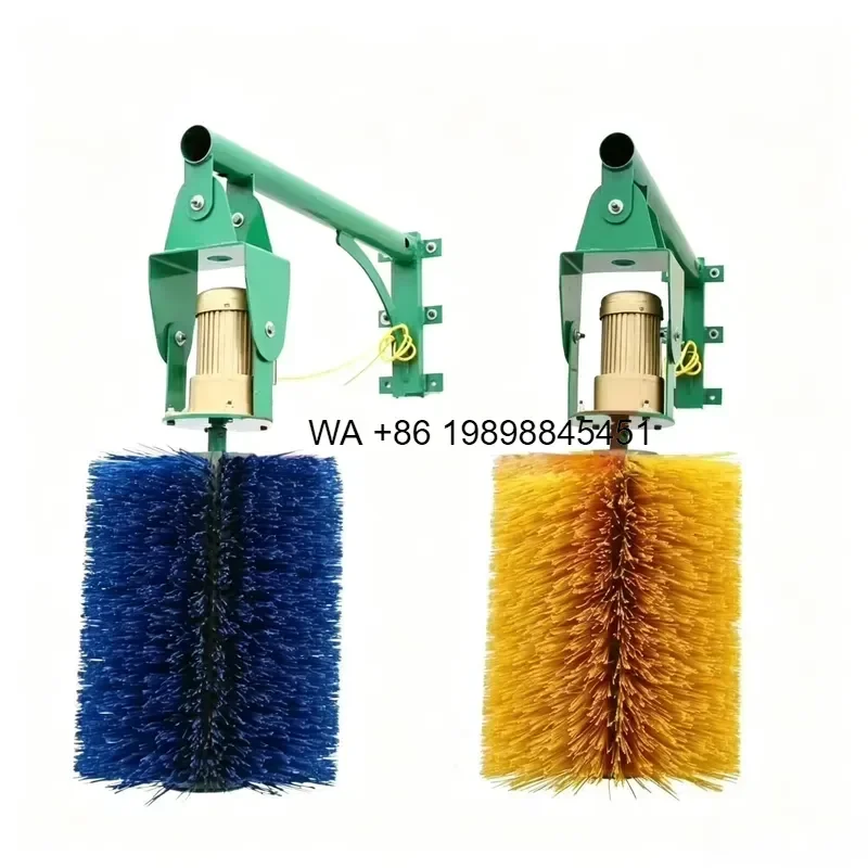 Wmwmnu for Wall Mounted Sensor Cow Body Brush Auto Start Stop Livestock Scratching Combing Brush for Cattle Sheep Pasture