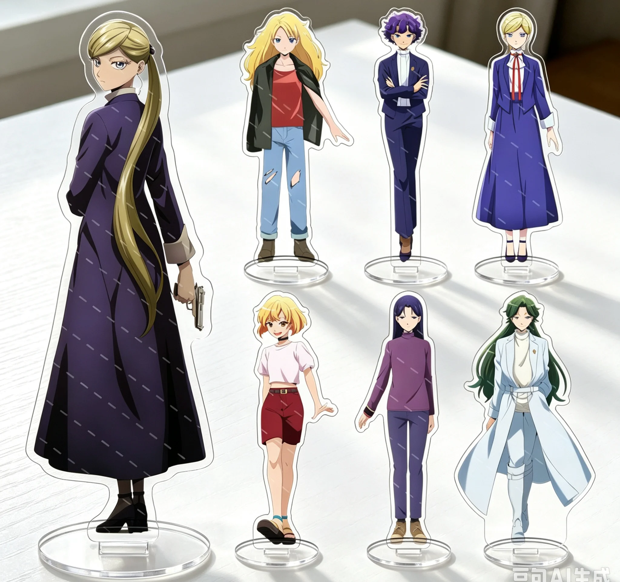 15cm Anime Hotel Inhumans Acrylic Standing Sign Board Desk Decorations Animation Peripheral Holiday Gifts Keychains
