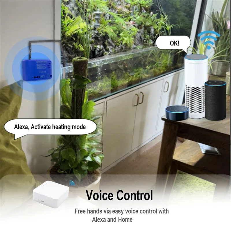 

1 Gang Smart Switch Smart Temperature Switch Smart Switch With Temperature Sensor