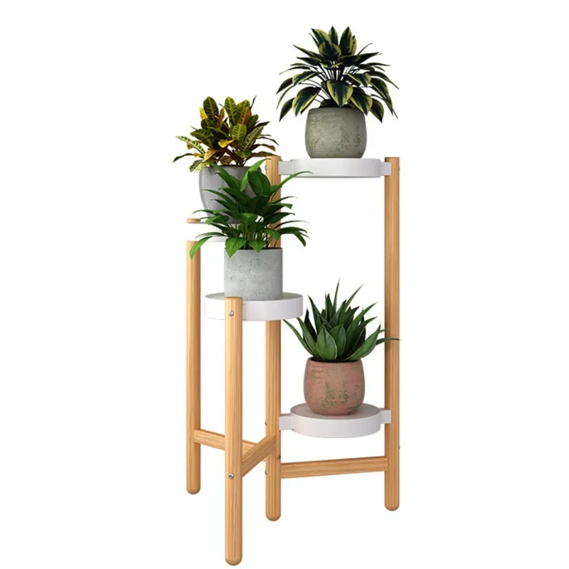 Beautiful Shelves For Plants Multi-layer Bold Flower Stand Anti-rust Decorated Shelves Multi-scene Suitable Rack For Plants