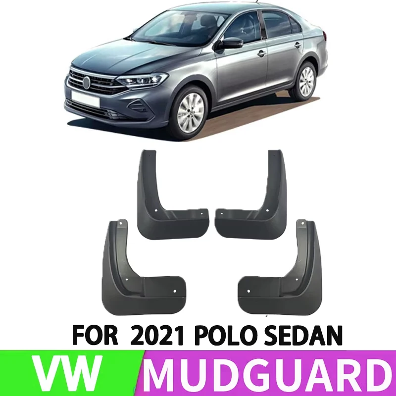 It Is Suitable for the 2021 Volkswagen Polo Sedan Front and Rear Wheel Fenders Splash Retort