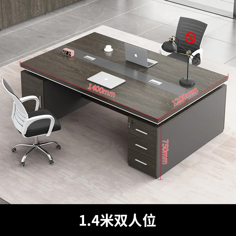 For Modern Simple Double Desk Face to Face Workstation 2 Person Staff Table Boss Manager Financial Office Furniture