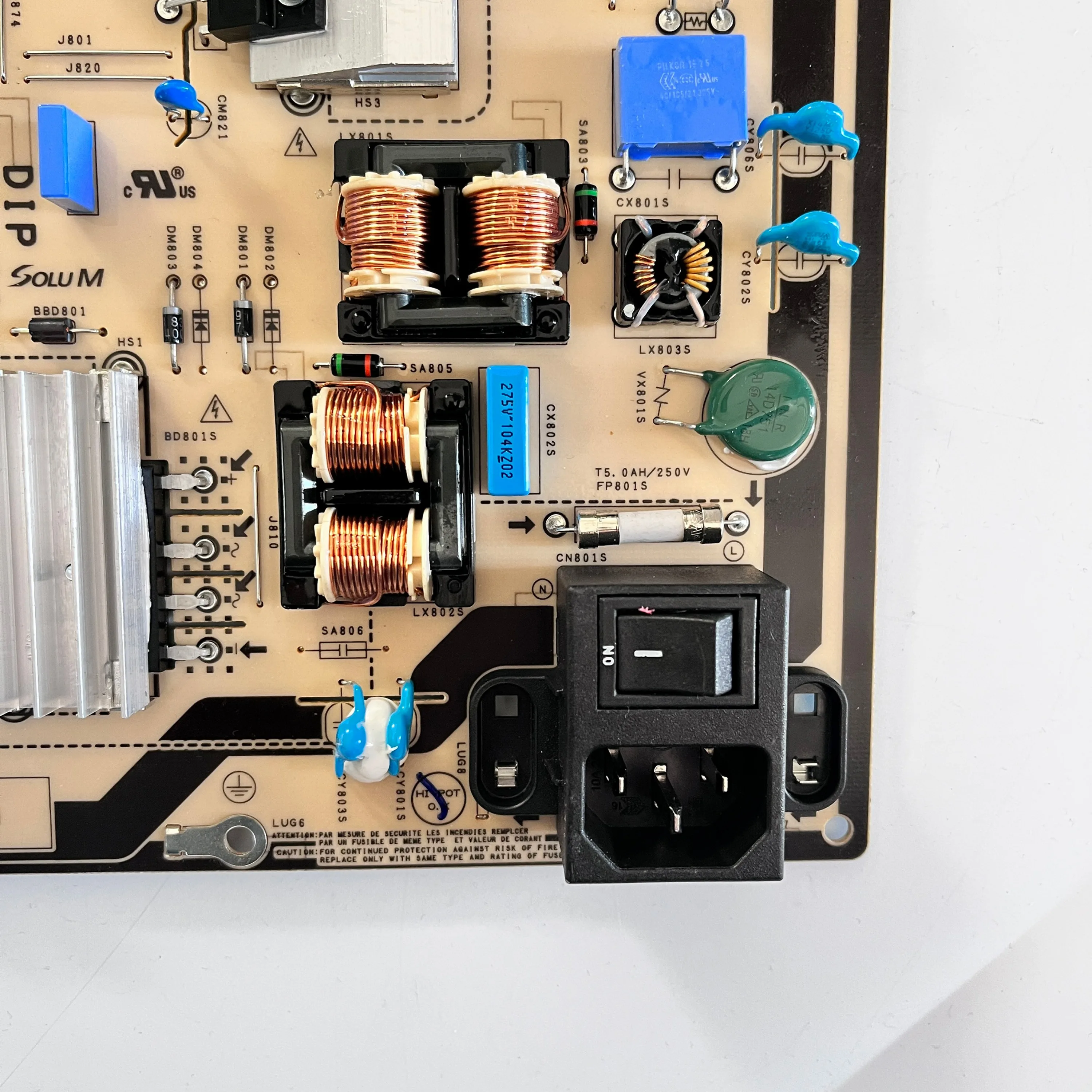 Genuine TV Power Board, F65E6, KSM, BN44-00885A, foi testado e está funcionando normalmente é adequado para TV LCD, LH65QBHPLGC, novo