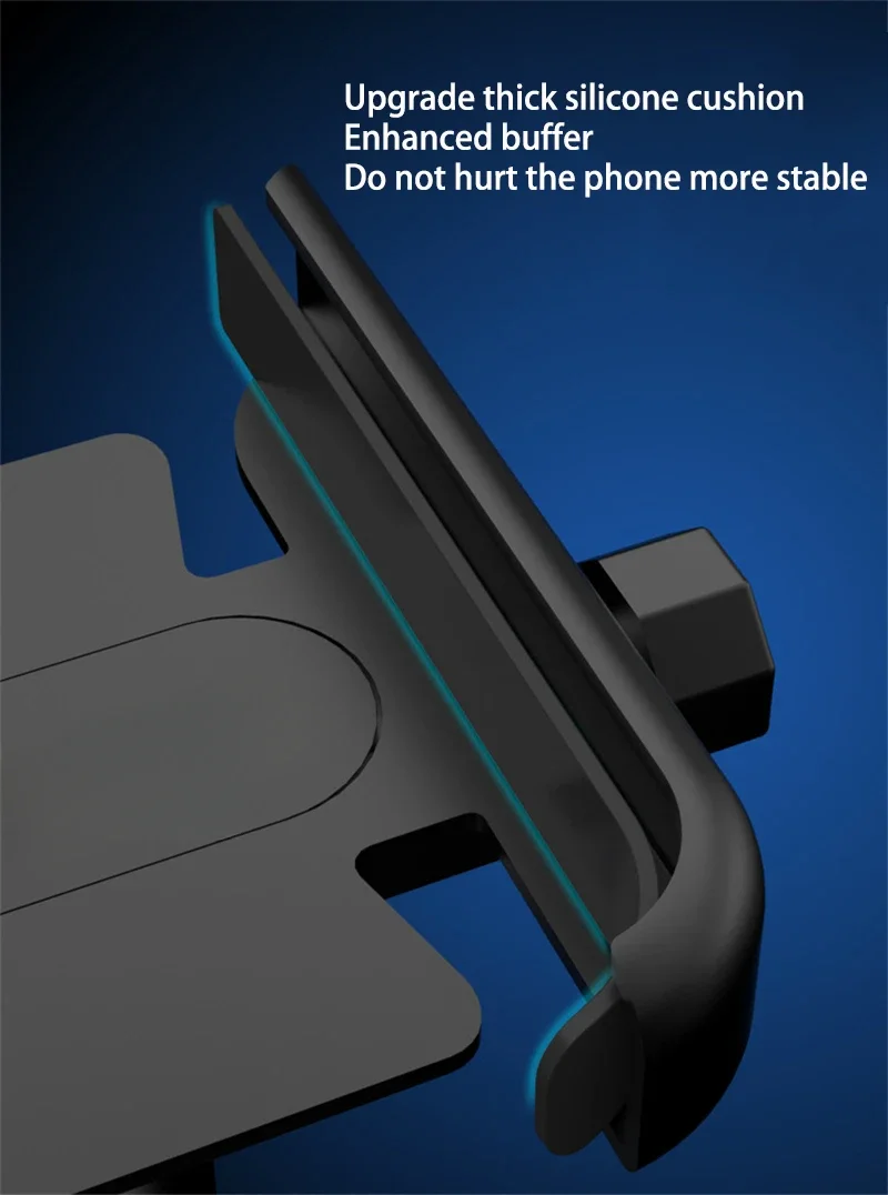 VIKEFON Aluminiumlegierung Motorrad Fahrrad Handyhalterung für 4-7 Zoll Smartphone GPS Lenkerhalterung Motorradzubehör – Detail 7