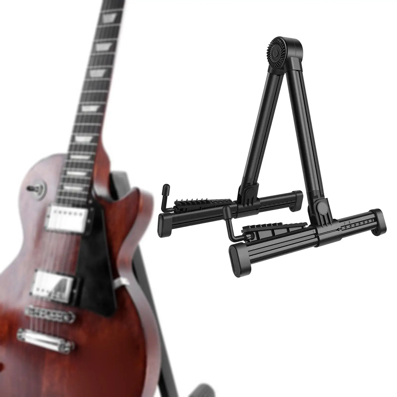 Electric Guitar Stand A Frame Musical Rack Holder Universal Folding Instrument Stand for Electric Guitar Bass Accessory