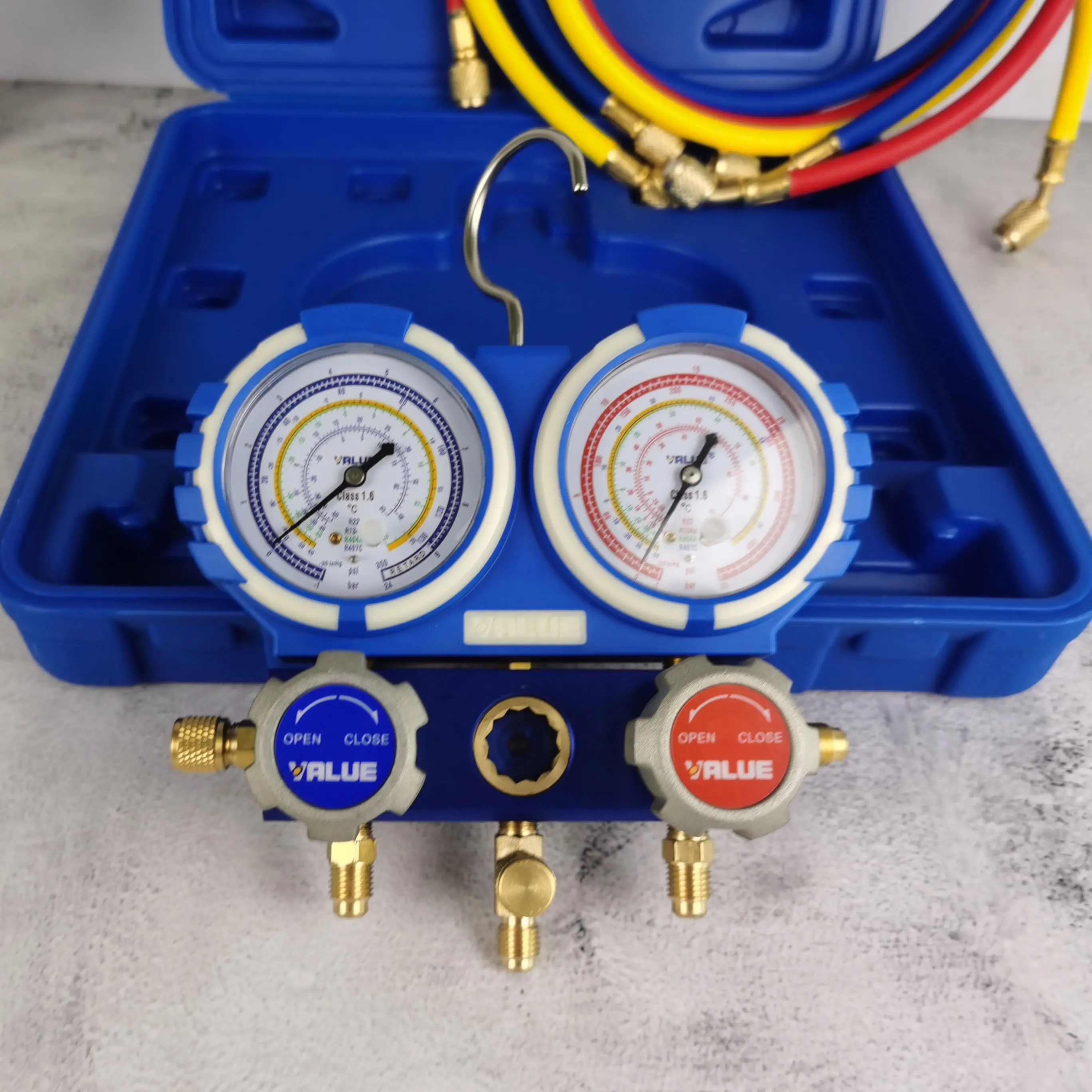 Anti-collision Accurate Dual Manifold Gauge VMG-2-R22-B