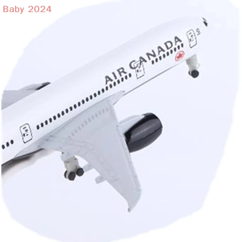 

B787 Airways Air Canada Airlines Модальный самолет 20 см, набор из легированного металла с литыми под давлением колесами