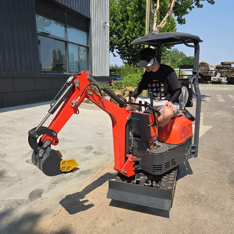 0.8T 800 كجم حفارة صغيرة مجنزرة هيدروليكية حفار صغير آلة حفر صغيرة مع المرفقات #3