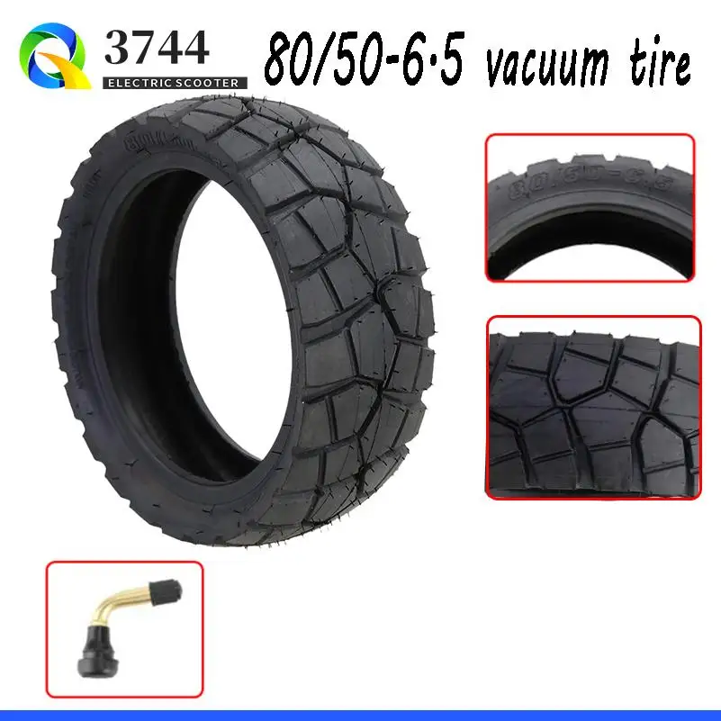 

10 inch electric scooter tire 80/50-6.5 vacuum tire thickened wear-resistant off-road outer tire accessories