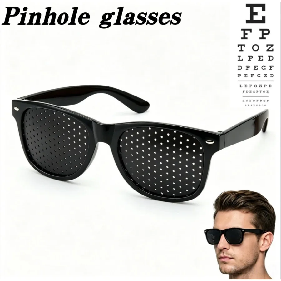 1-3pcs Vision Care Ophthalmology Correction Enhancer Glasses Anti-myopia Astigmatism Pinhole Glasses Fatigue Improvement Eyewear