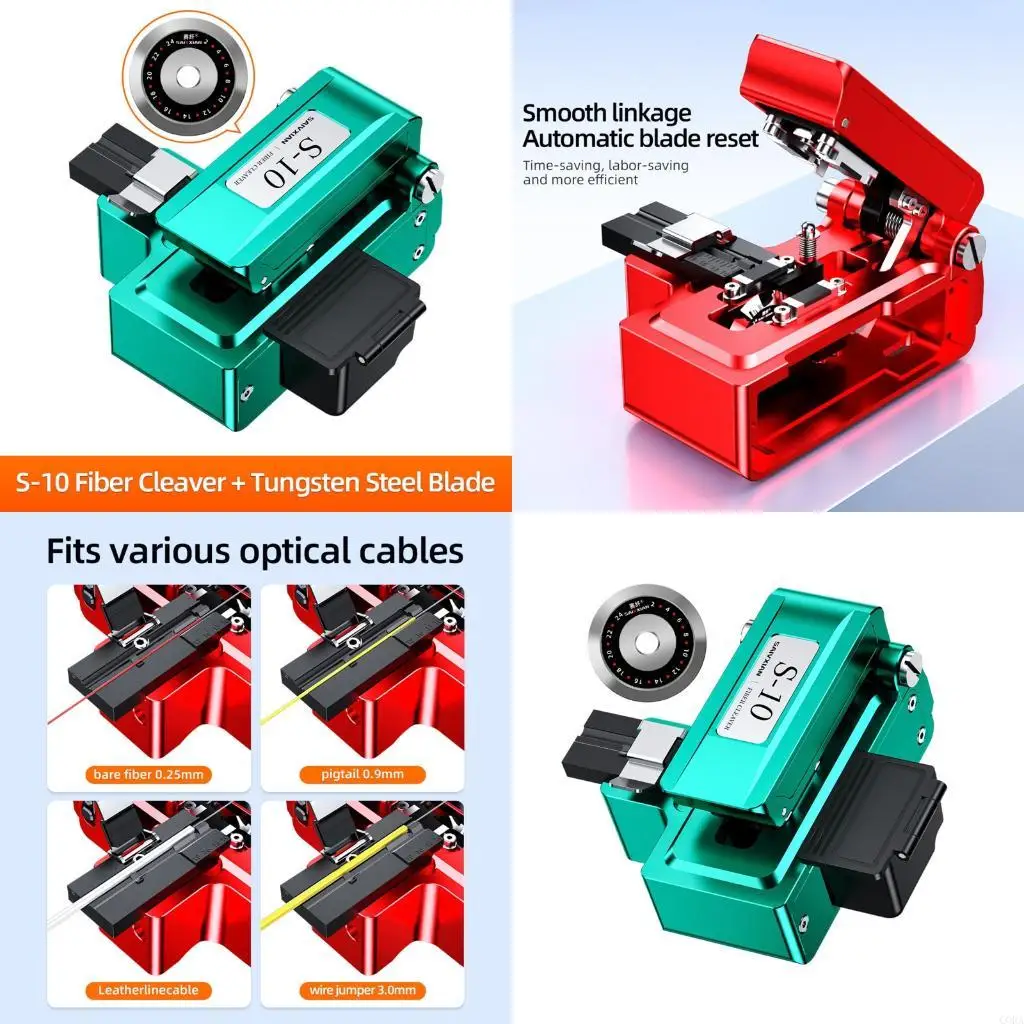 

CORA Fiber Opticals Cleaver For Field Repairs Supporting 125μm Cores Diameter And Various Fiber Size