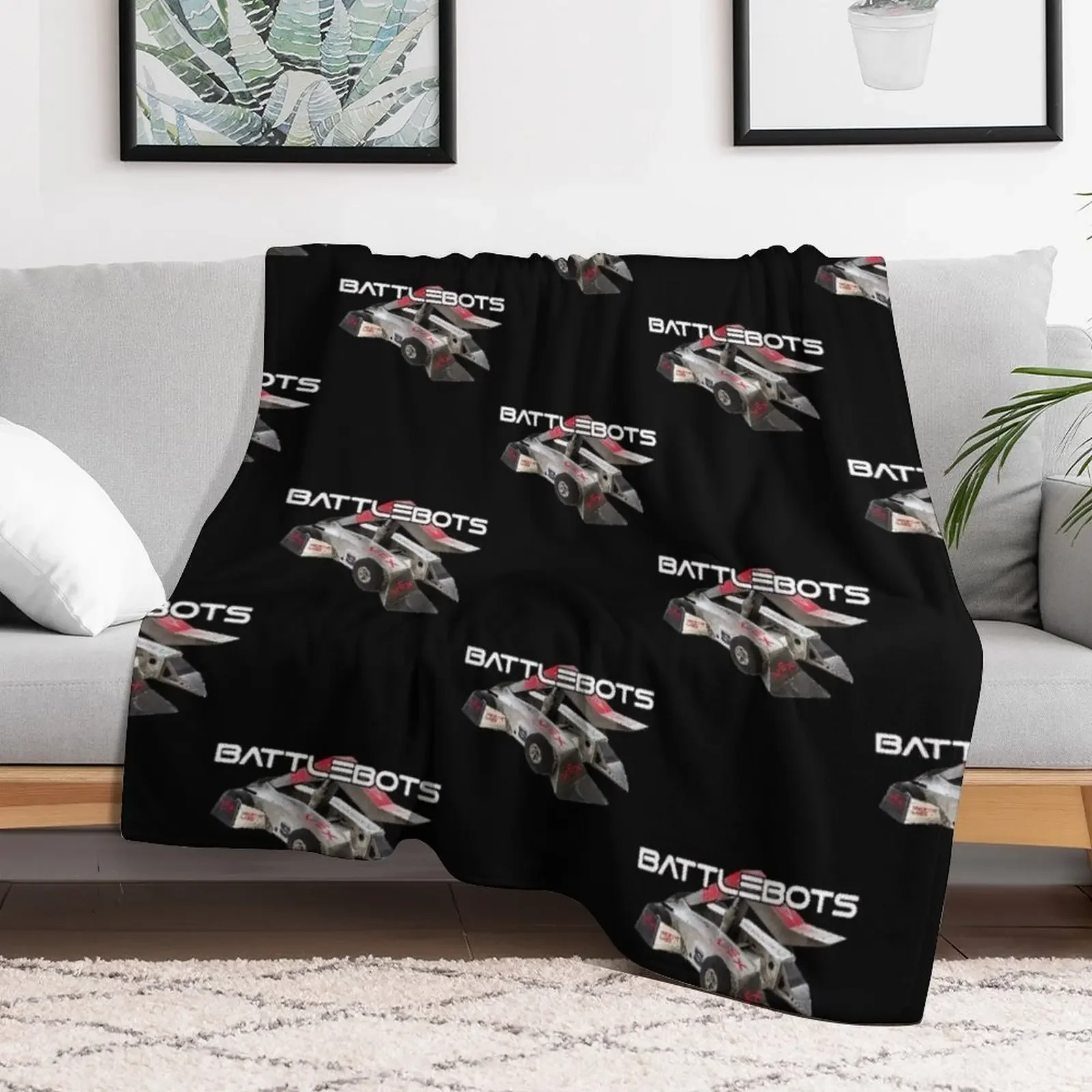 Battlebot Battle Bot Costume Toy Fighting Robot Throw Blanket Luxury Thicken cosplay anime Soft Plaid Blankets