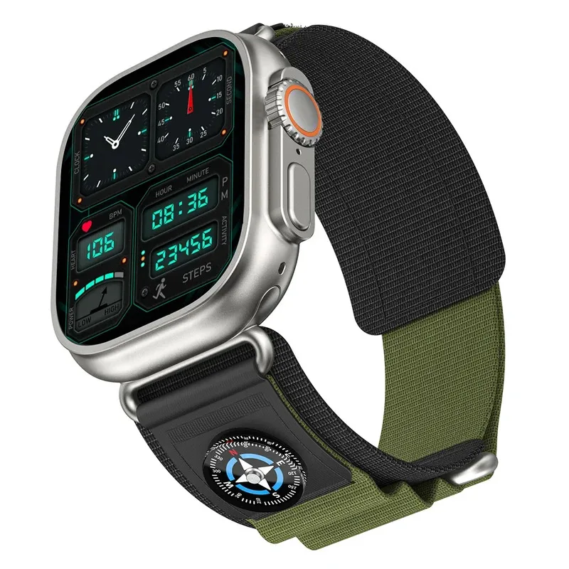 

Strap for Apple Watch Ultra 2 Band 49mm 45mm 44mm 42mm 46mm Nylon Alpine Sport bracelet Correa iWatch Series 10 9 7 6 5 4 8 SE