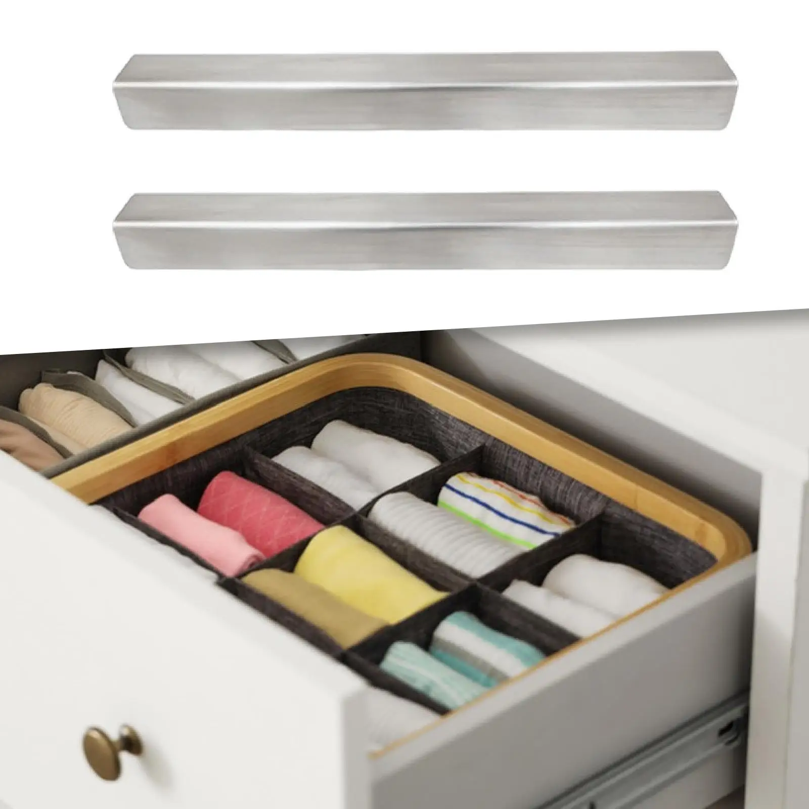 2x Cabinet Edge Protectors Prevent Wear Chipping Scratching with Adhesive Tapes Cabinet Door Protectors for Drawers Home Office