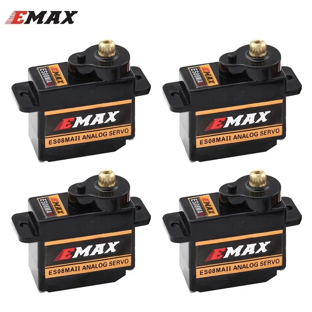 EMAX ES08MA ES08MAII 12g Mini Metal Gear Servo analogico per Rc Hobby Auto Barca Elicottero Aereo Rc Robot