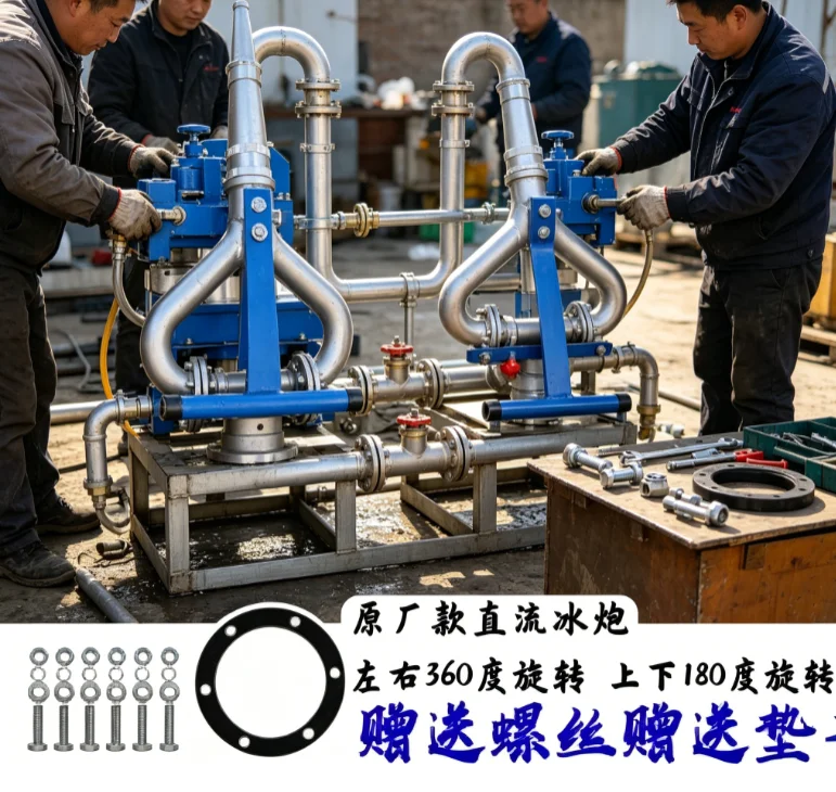 Wide Angle DC High Pressure Sprinkler Head, Rotating Water Sprayer for Greening Car Sand Removing and Surface Mud Flushing