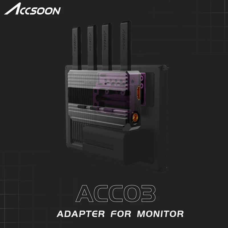 

ACCSOON CineView CineEye RX Universal Mechanical Adapter Mount To Various Monitors Cages And Cameras In A Different Way ACC03