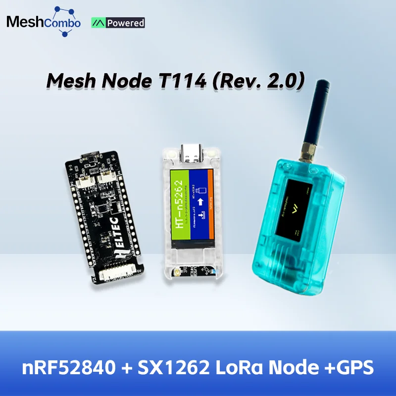 

Heltec T114 V2 Tracker Nordic nRF52840 SX1262 LoRaWAN LoRa Arduino 1.14 Inch Display Devboard Low Power TFT BLE Meshtastic