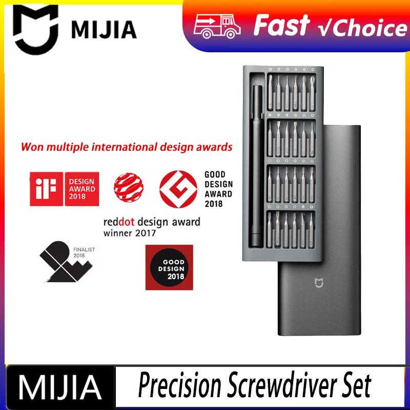 NEW MIJIA Finishing Screwdriver Set Household Multifunctional Maintenance Disassembling Tool Cross-club Magnetic Absorption CN