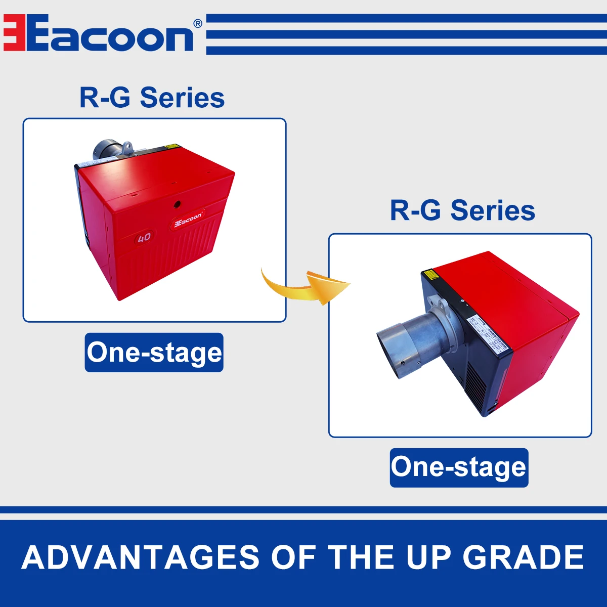 R-G10 54-120 KW Industrial Oil Burner For Boilers