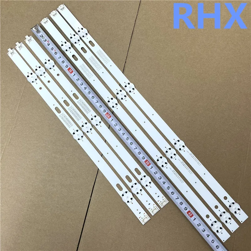 Для LG 43UJ635V 43UK6300PLB 43UJ651V 43UJ634V 43UJ630V 43UJ561V 43UJ655V LC43490059A LC43490058A LC43490064A 829 мм 7LED 3V