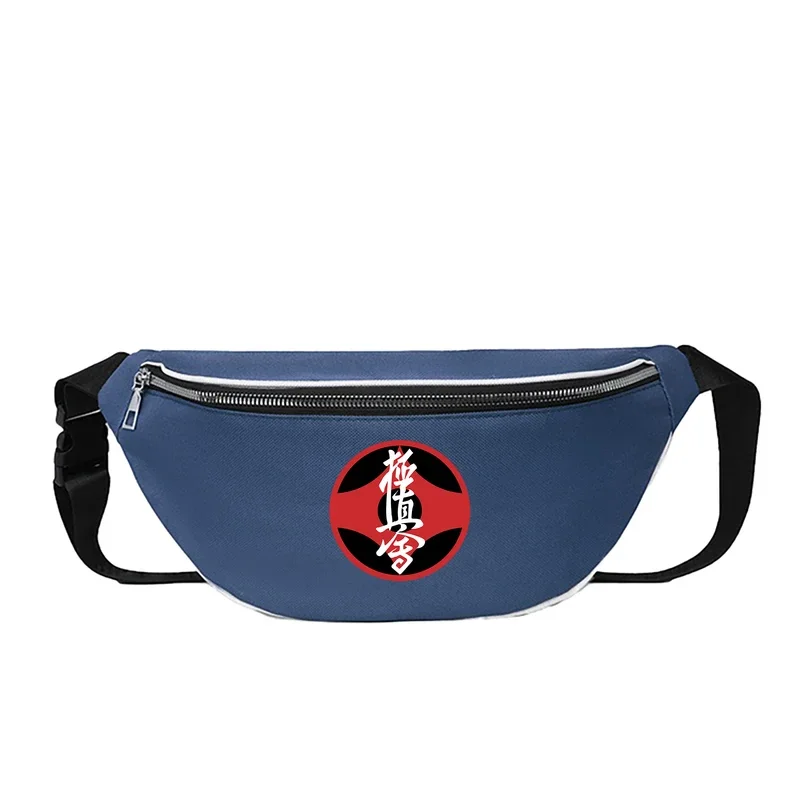 

Kyokushin Karate Waist bag Crossbody Bag Men Diagonal Backpack Fashion Casual Sports Back Pack Support Picture Custom YB-091
