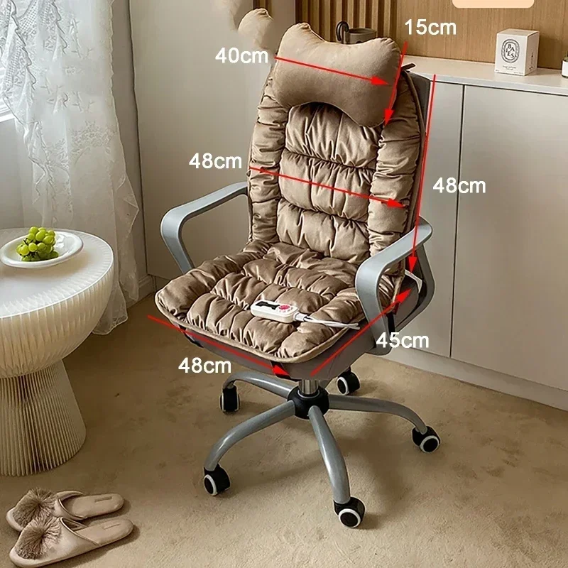 Electric Heating Mat Cushion Chair Office Warmer Blanket Timing Cushion Home Heating Back Integrated Seat Cushion Heating Pad