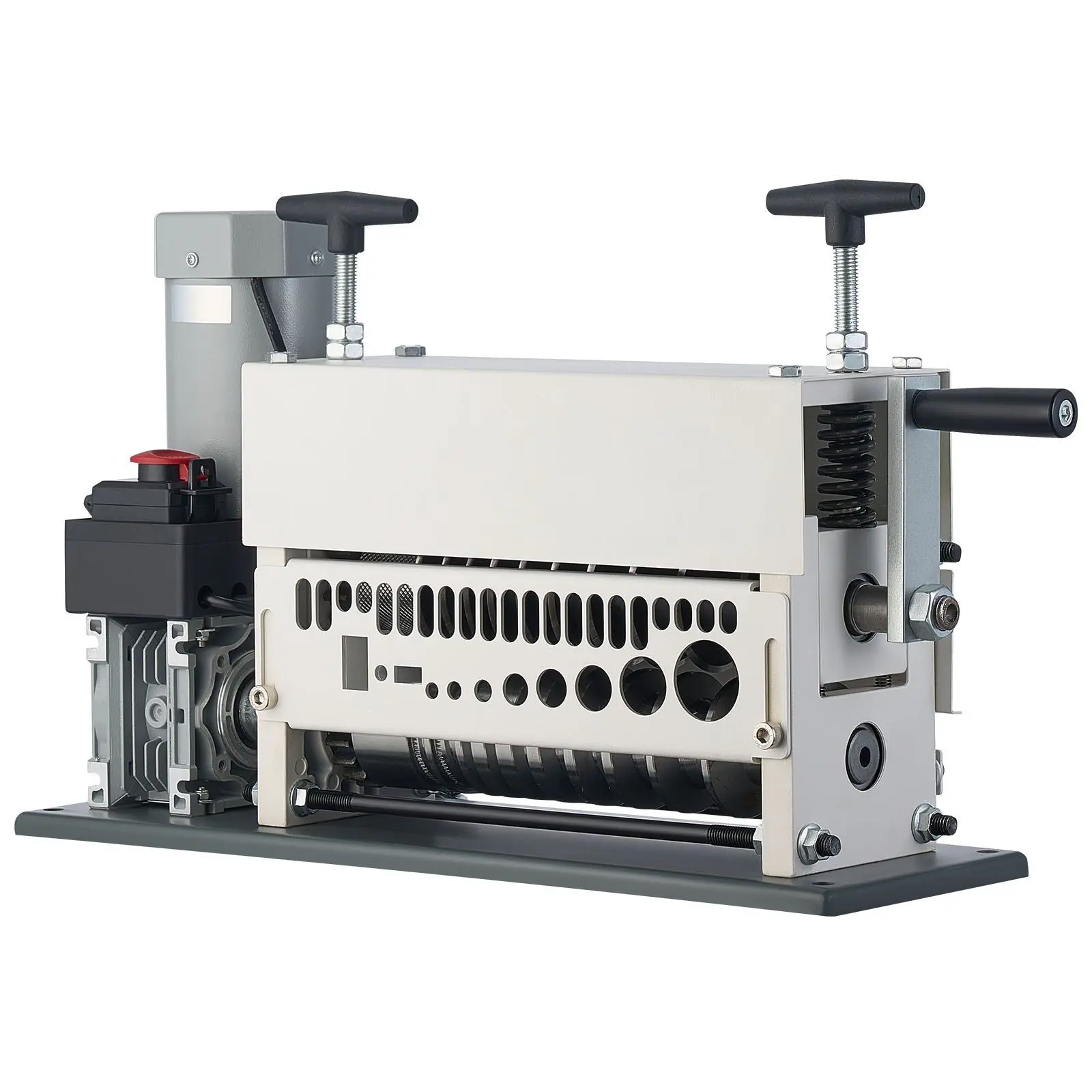 

Electric Wire Stripper Machine, 0.06-1.57 in, 11 Channel Automatic Copper Cable Stripper, 370W Wire Stripper Tool with Manual