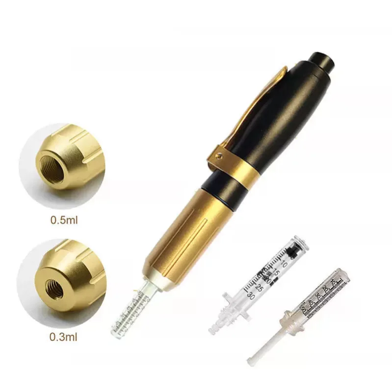 Personal Care Appliances 0.3Ml 0.5Ml Injection Pen Atomizer Wrinkle Removal Water Syringe Needle Free Hyaluron Filler Pen For Li