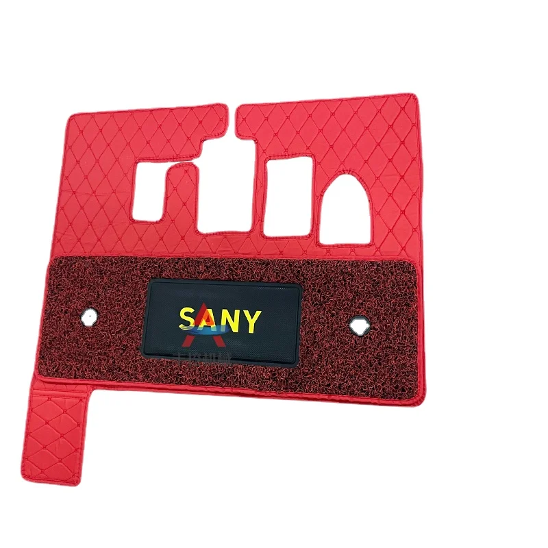 Excavator wheel cab foot pad Sany Heavy Industry wheel digging floor adhesive SY65W/155W double-layer wire ring special