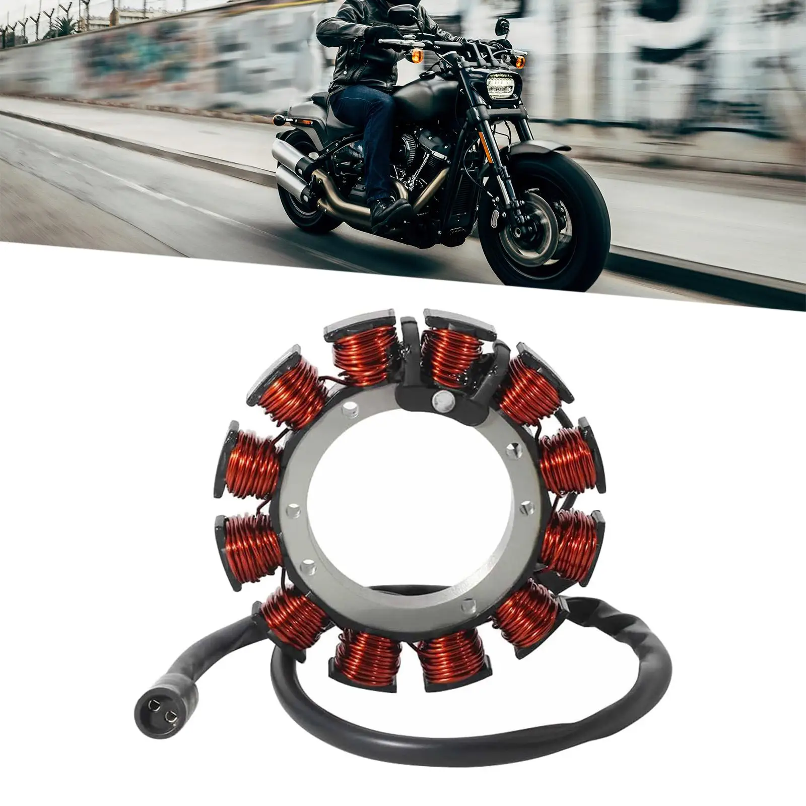 

High Durability Motorcycle Stator Coil Easy Installation Component Electric Motorcycle Accessory for SPORTSTER 883 XL883