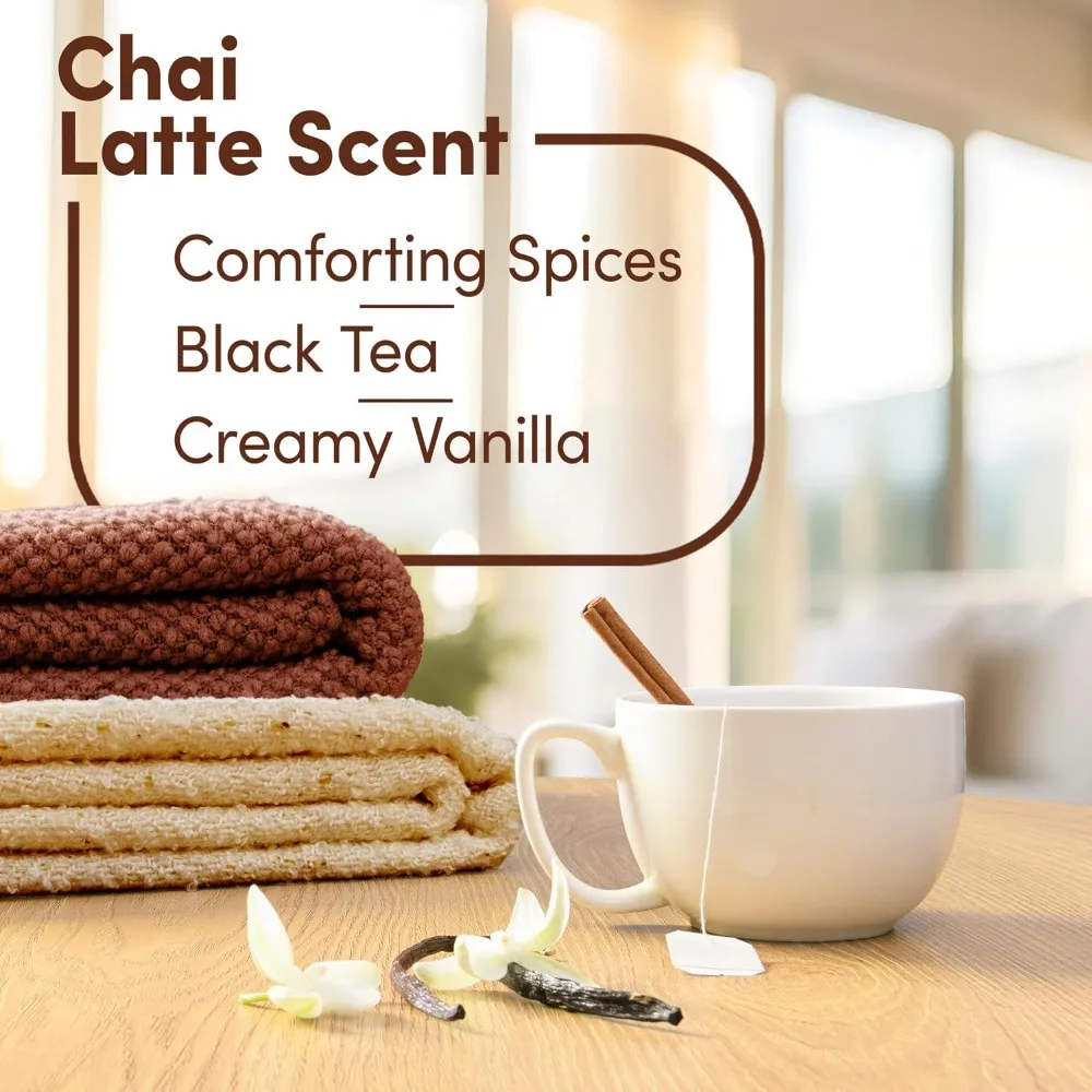 Limited Edition Chai Latte Scented Laundry Beads, In-Wash Fabric Scent Booster, Fresh Long Lasting Fragrance, 7.8 oz Cozy Home Collection view 4