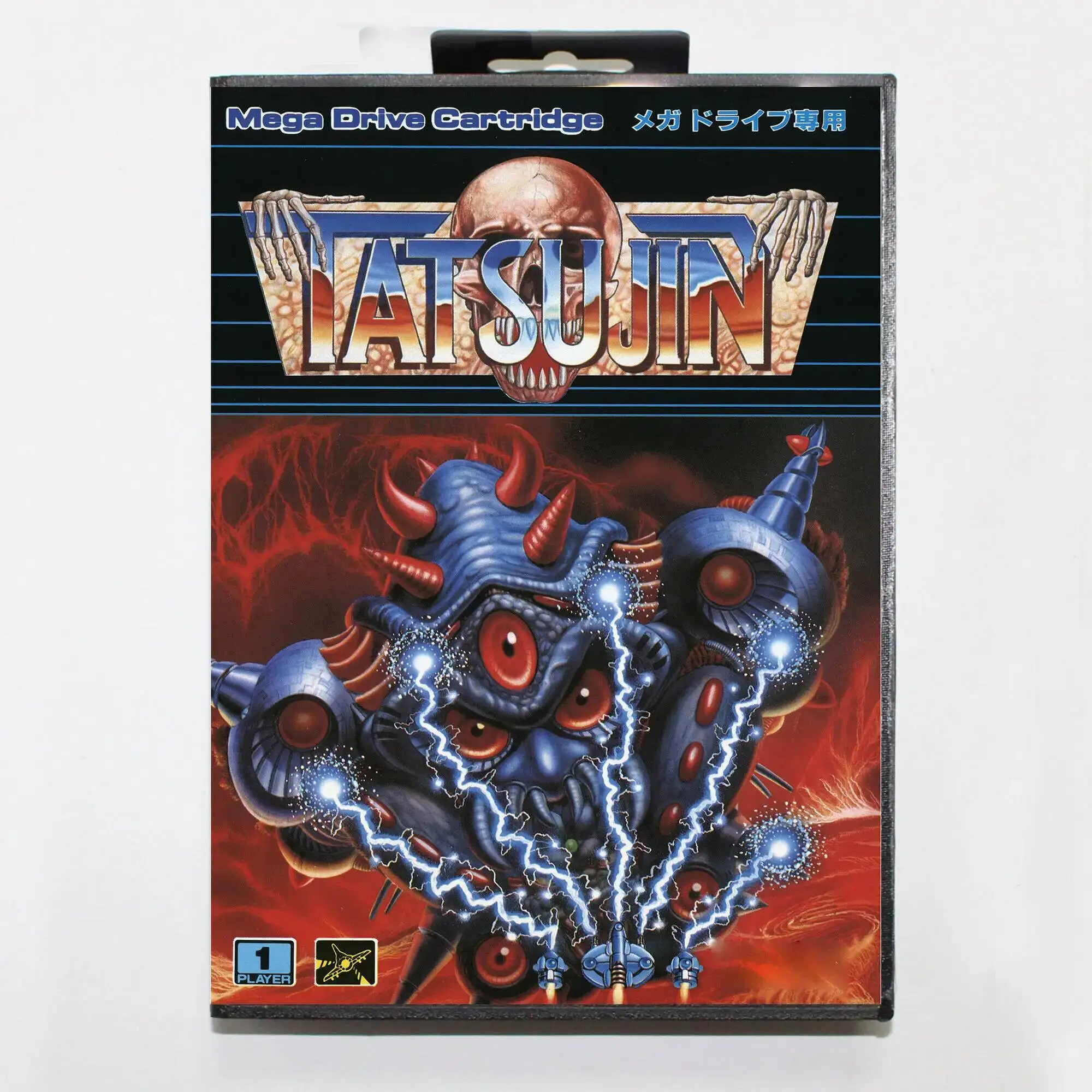 Cartão de Jogo Truxton em Promoção com Caixa JP 16bit MD para Sega Mega Drive/Genesis